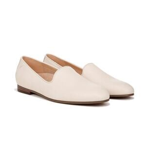 Vionic Womens Willa ll Flat Loafers US 6.5M EU 36.5 Cream Leather Slip On NIB